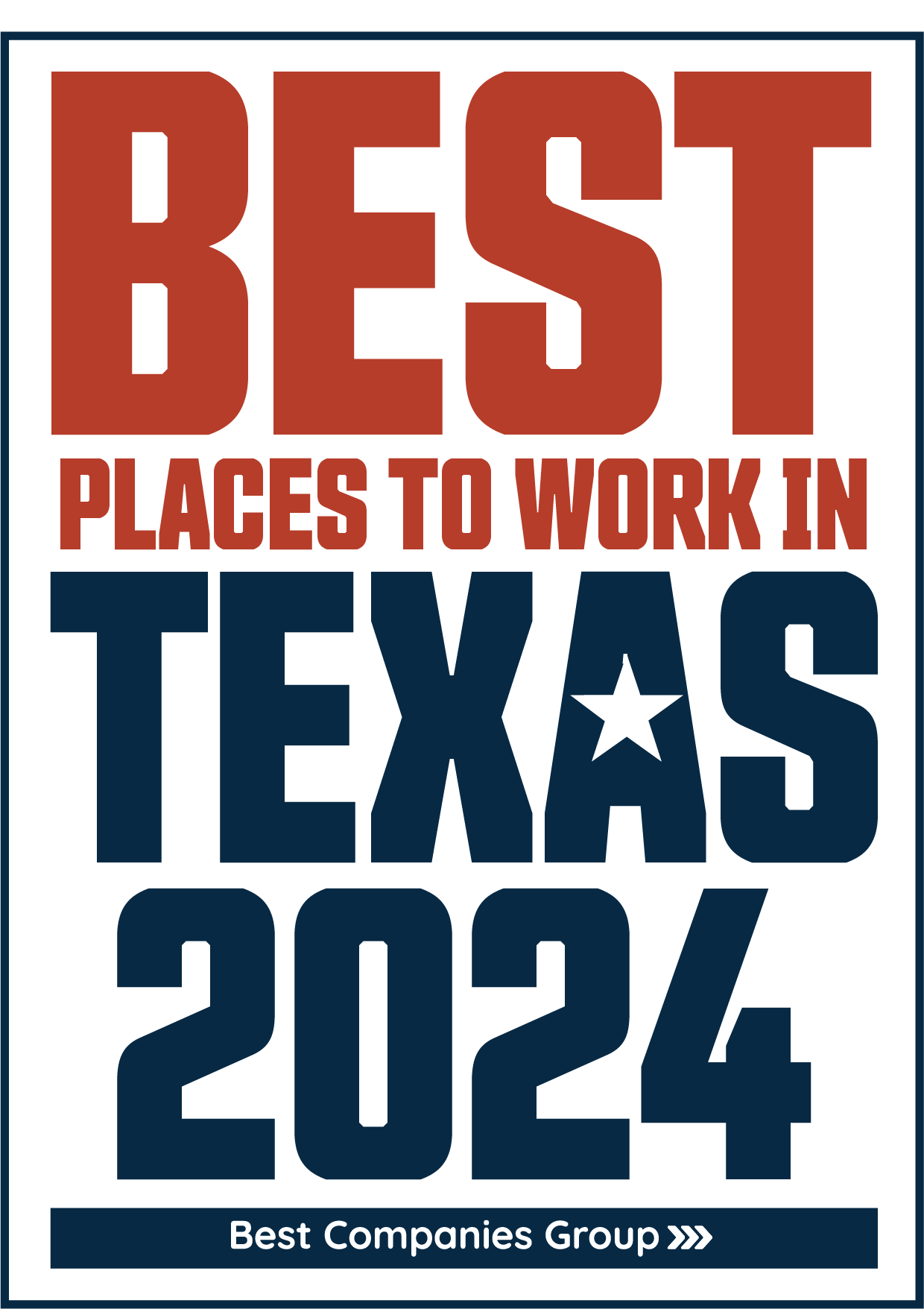 Texas Best Places to Work White